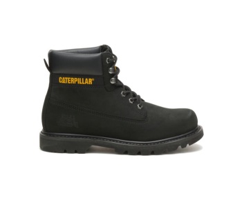 Caterpillar Leather Boots South Africa Cat Colorado Boot Black - Cat Boots For Men - PD8521903